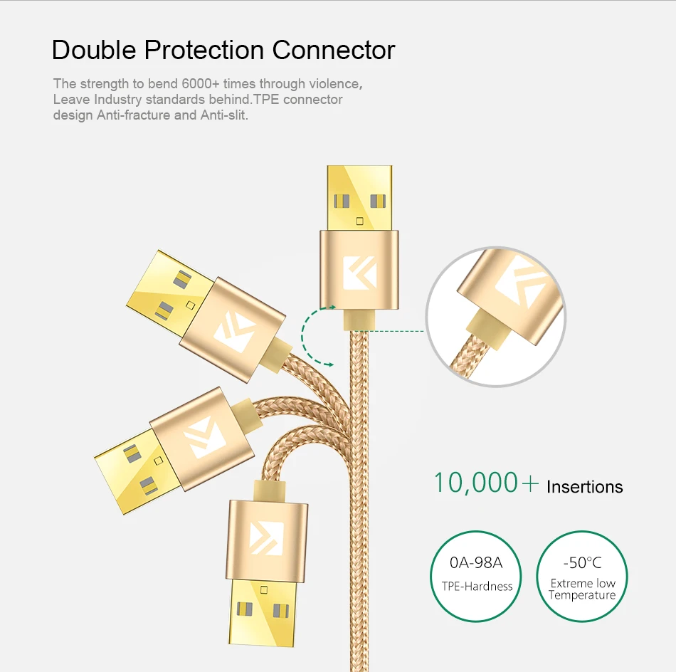 FLOVEME микро Тип usb C кабель для samsung Xiaomi быстрой зарядки Зарядное устройство кабель Lightning для iPhone huawei телефон USB кабеля для передачи данных