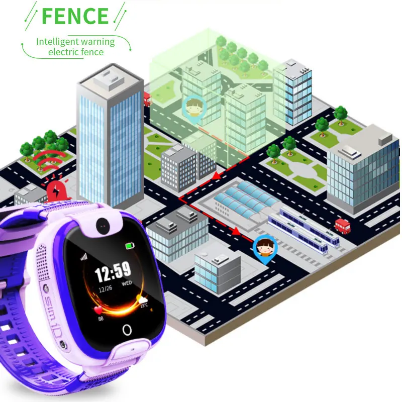 2019 Новые смарт часы Дети IP67 ips экран SOS Вызов телефон ребенок gps SeTracker Анти потери