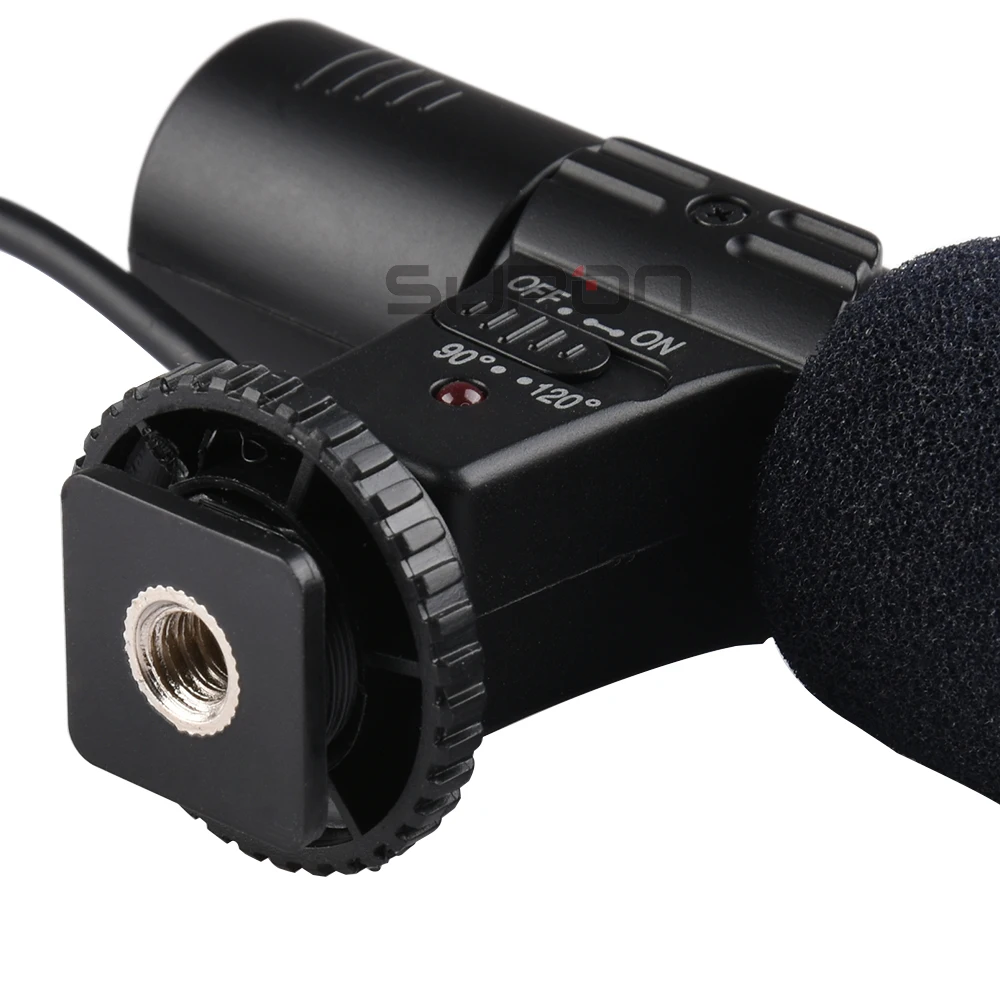 SUPON Новый MIC 01 DV запись стерео микрофон Микрофон для всех 3 5 мм Горячий башмак DSLR
