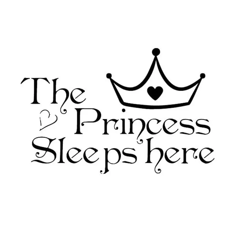 Съемная фотообои для детской комнаты с изображением маленькой принцессы | Дом и