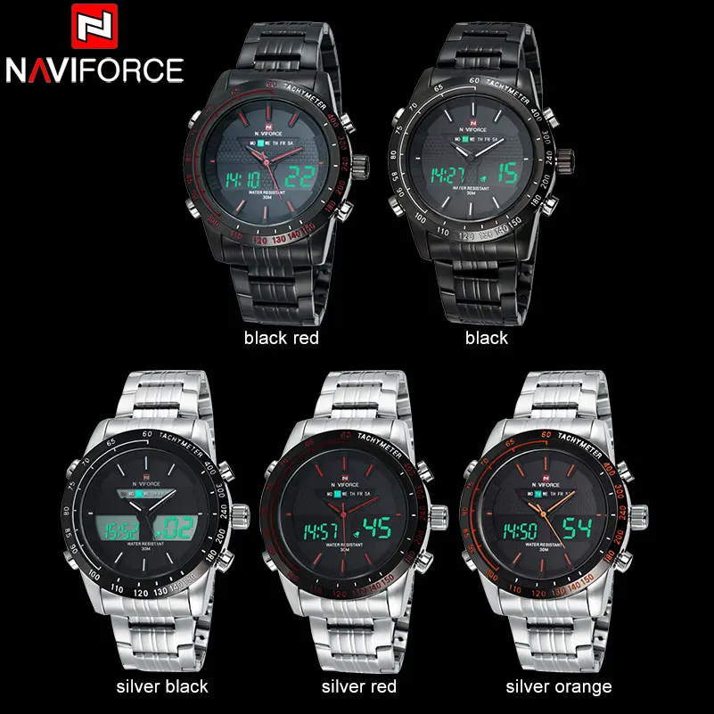 NAVIFORCE бренд Для мужчин с возможностью погружения на глубину до 30 м