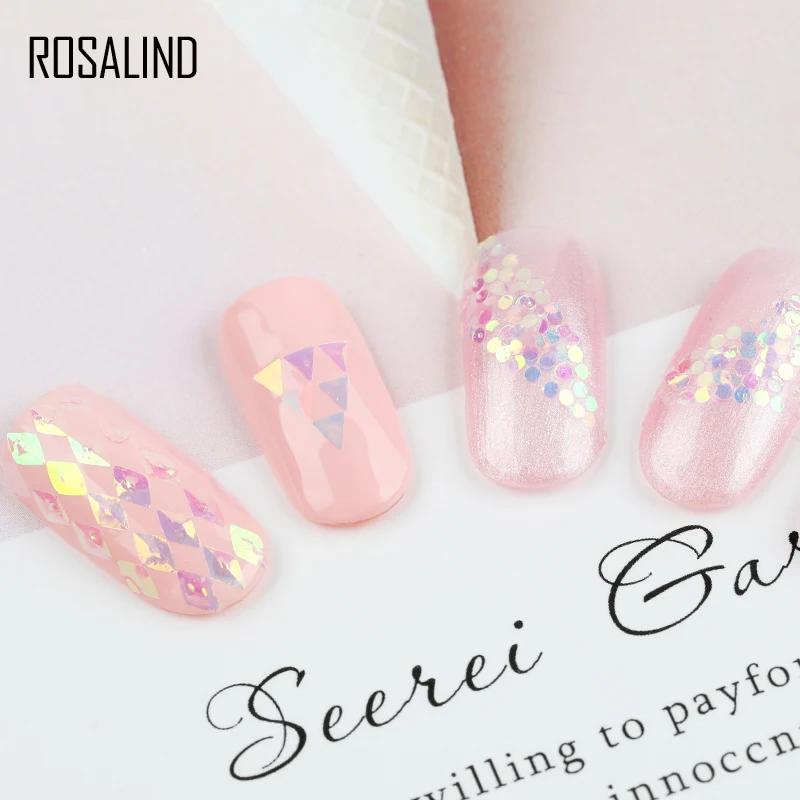 ROSALIND дизайн ногтей украшения Шарм Пластик DIY маникюр блёстки гель блеск