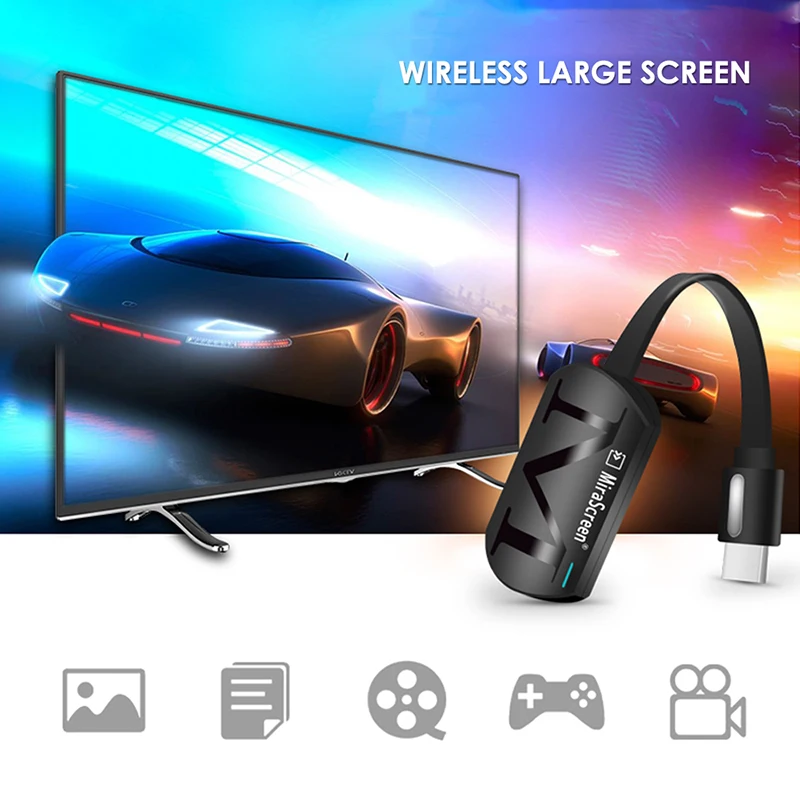 Mirascreen Airplay 1080 P/720 P беспроводной WiFi Дисплей ТВ ключ приемник HDMI палка Android Miracast для |