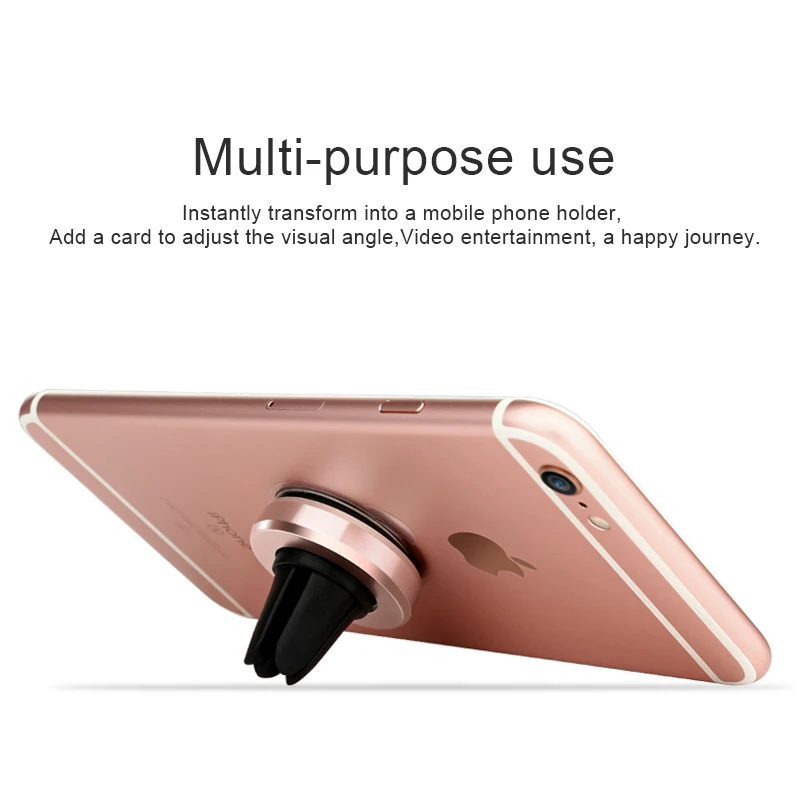 RZP универсальная Магнитная автомобильная подставка для телефона iPhone Samsung Xiaomi Huawei