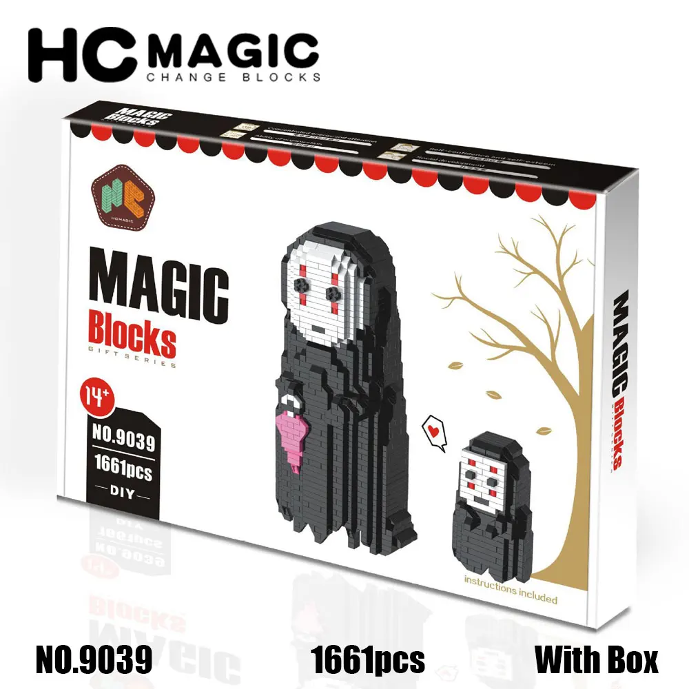 HC MAGIC 9039 Сейлор Мун Кумамон Сборная модель строительные блоки подарок Япония мультфильм милые животные строительные блоки игрушки для детей - Color: With Original Box