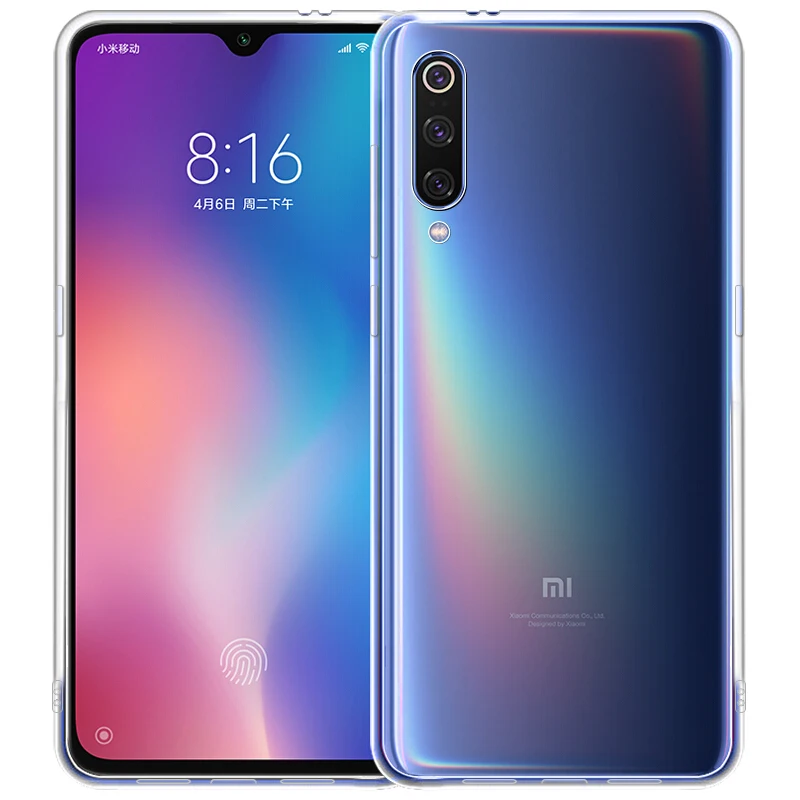50PCS Transparent Protective Case For Xiaomi Mi 9T CC9 9 SE 8 Lite 6 A2 A1 F1 Max 2 Mix 3 2S Ultra Thin Soft TPU Silicone Cover |