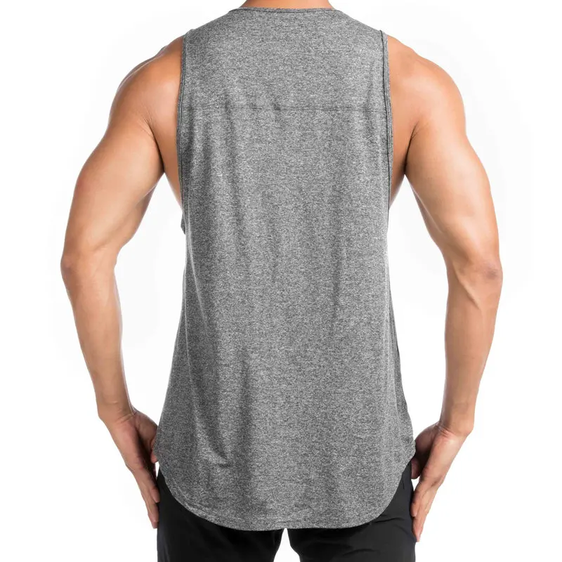 Мужская майка для фитнеса Повседневная дышащая без рукавов бодибилдинга