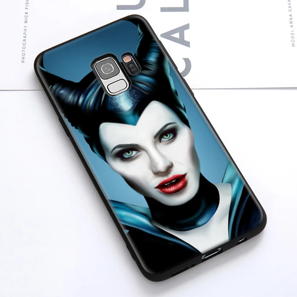 WEBBEDEPP Witch Maleficent Soft Case for Samsung Galaxy S10 S10e S9 S8 Plus S7 S6 Edge &amp J6 2018 Note 10 9 8 |