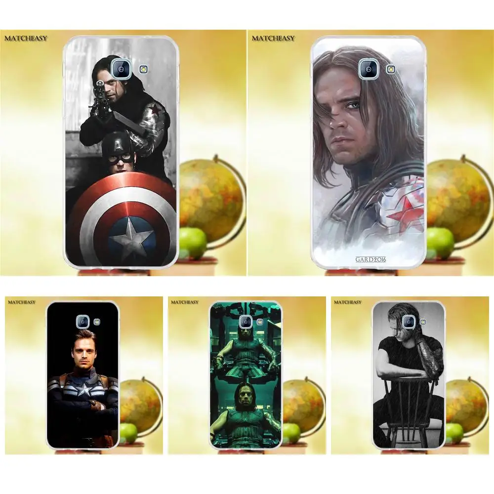 Oedmeb зимний солдат с пряжкой Мягкая Печать для Samsung Galaxy A3 A5 A7 J1 J2 J3 J5 J7 2015 2016