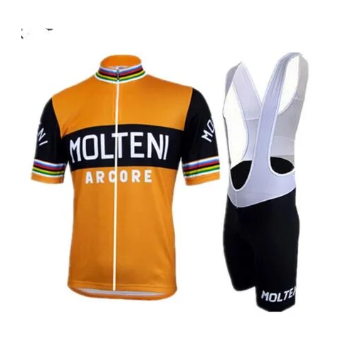 MOLTENI Ropa Ciclismo Ретро Radsportbekleidung blau гель gepolsterte Sommer Kurzen Armeln Hombre Radtrikot Bicicleta Bike|ropa ciclismo