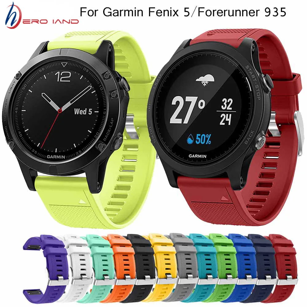 Сменный Набор для быстрого крепления Silicagel ремешок наручных часов браслет Garmin
