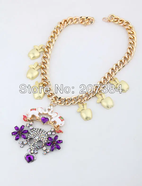 Модная женская массивная цепочка CirGen золотого цвета металлические подвески в