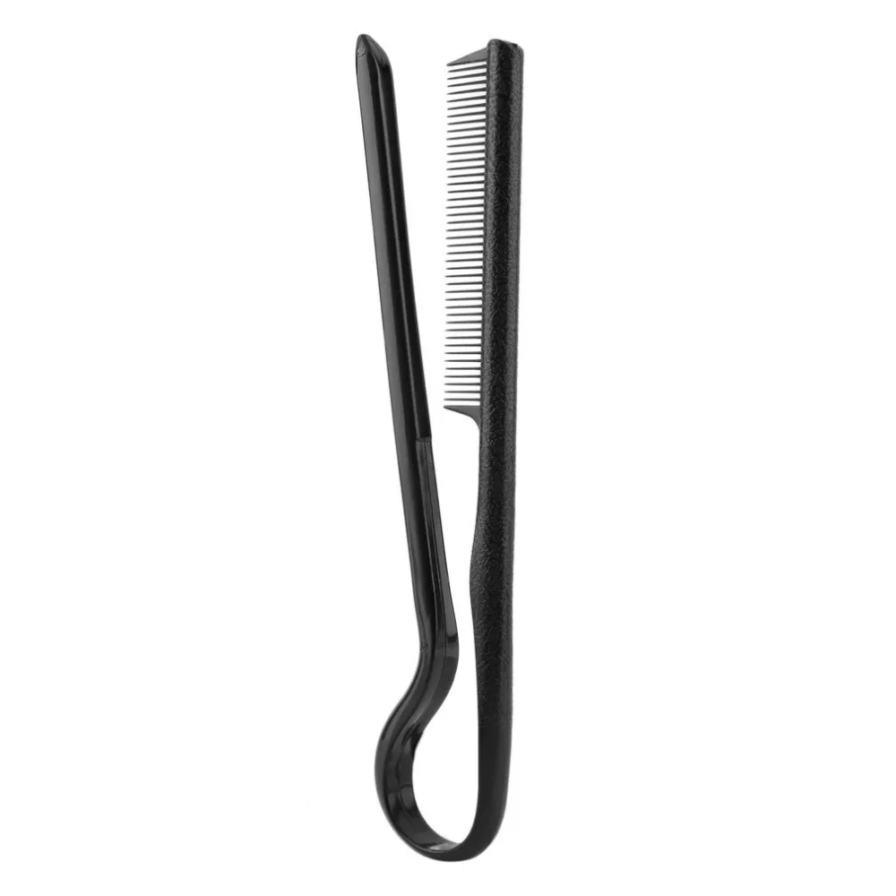 

DIY Styling Straightening V Comb Clip-Type Hairdressing Hair Straightener