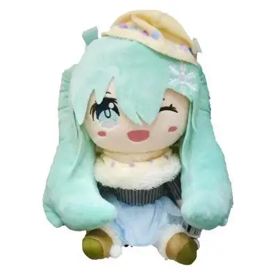 Милые плюшевые игрушки Amine Hatsune Miku Snow Miku, мягкие фигурки, куклы для косплея, 5 стилей, детские подарки на день рождения для девочек, 26 см - Цвет: B