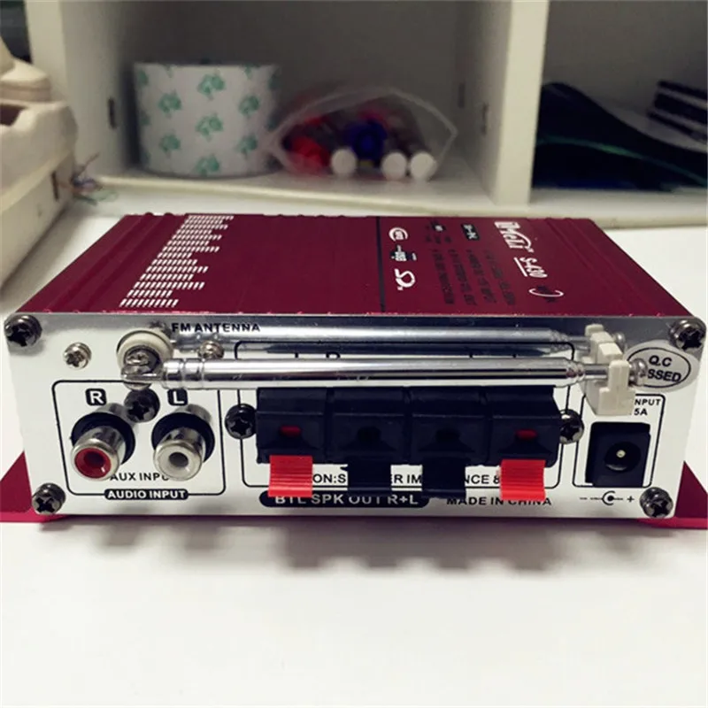 2ch Hi-Fi Super Bass Выход Мощность стерео аудио Динамик звук Усилители домашние