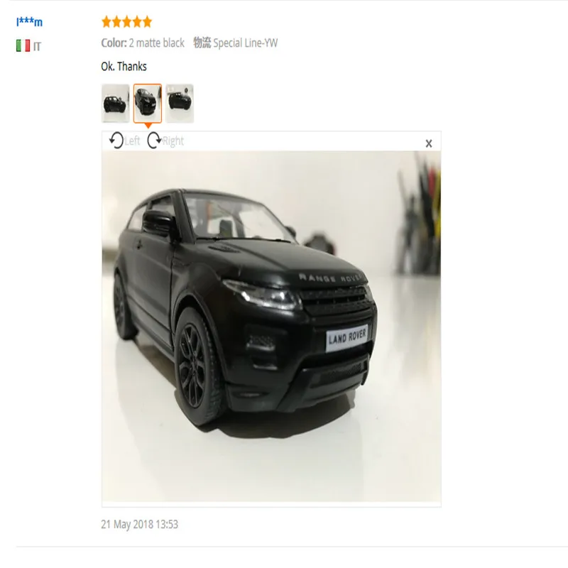 1:36 RMZ город Высокая симуляция сплава автомобиля металла оттягивать Аврора SUV Grind Arenaceous матовый черный литья под давлением модель детские игрушки подарки