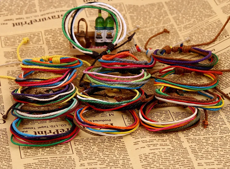 Трендовые подростковые волчьи браслеты Трискеле пеньковый регулируемый размер