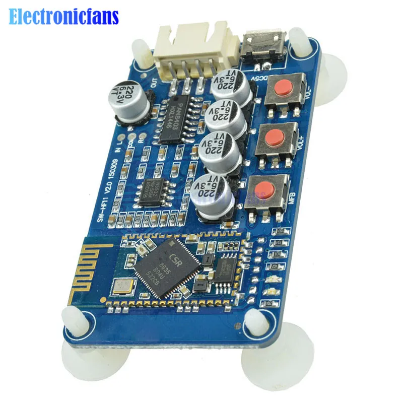 PAM8403 Bluetooth 4 0 аудио приемник HF11 CSR8635 стерео усилитель модуль USB интерфейс для