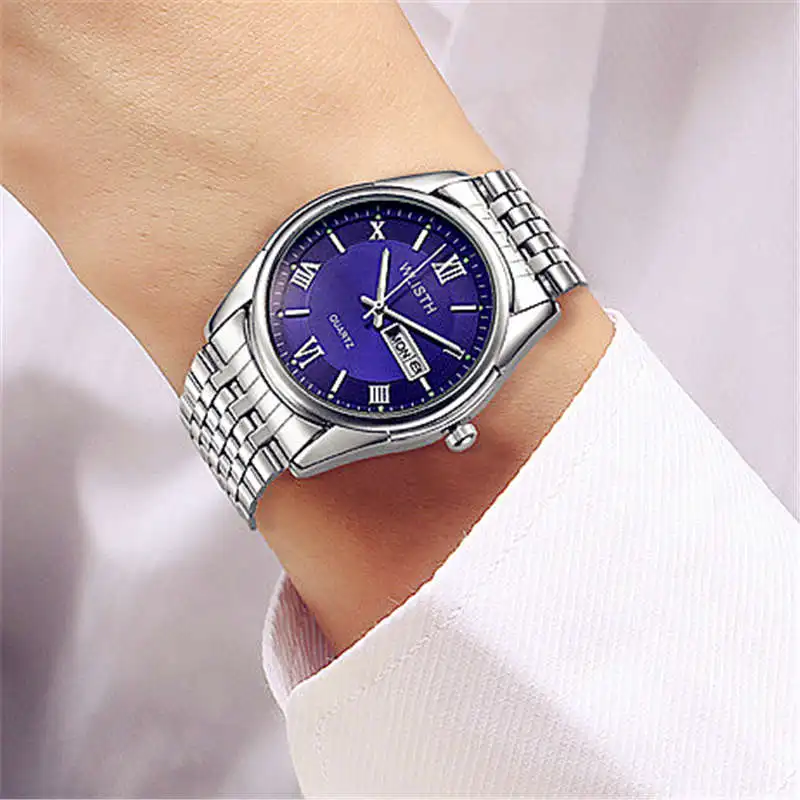 WLISTH фирменные официальные повседневные часы XF1330Watch мужские из нержавеющей стали