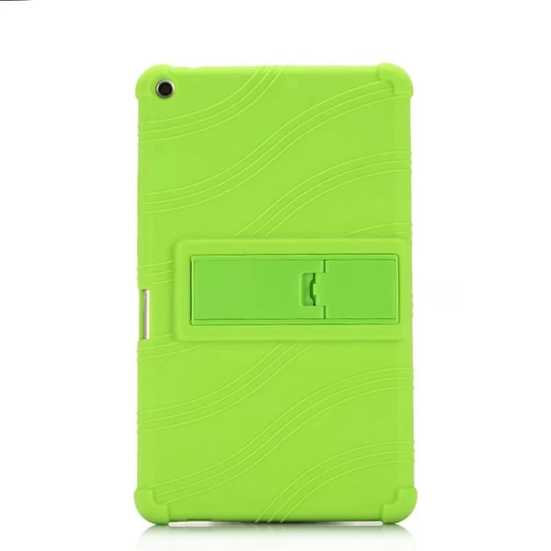 green Ультратонкий Мягкий силиконовый чехол для huawei MediaPad T3 8,0 KOB-L09 KOB-W09, чехол для планшета Honor Play Pad 2, чехол+ подарки - Цвет: green