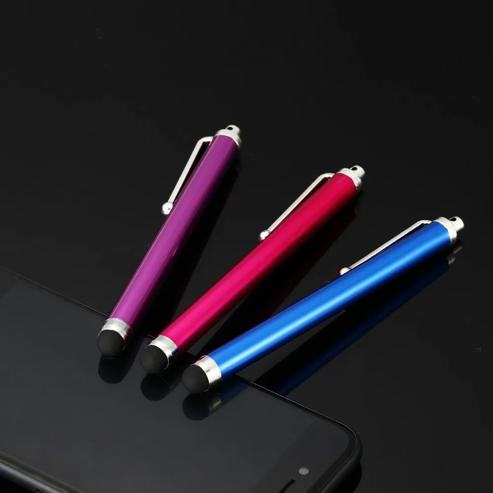 Металлическая сенсорная ручка 11 см стилус для экрана смартфона синего и