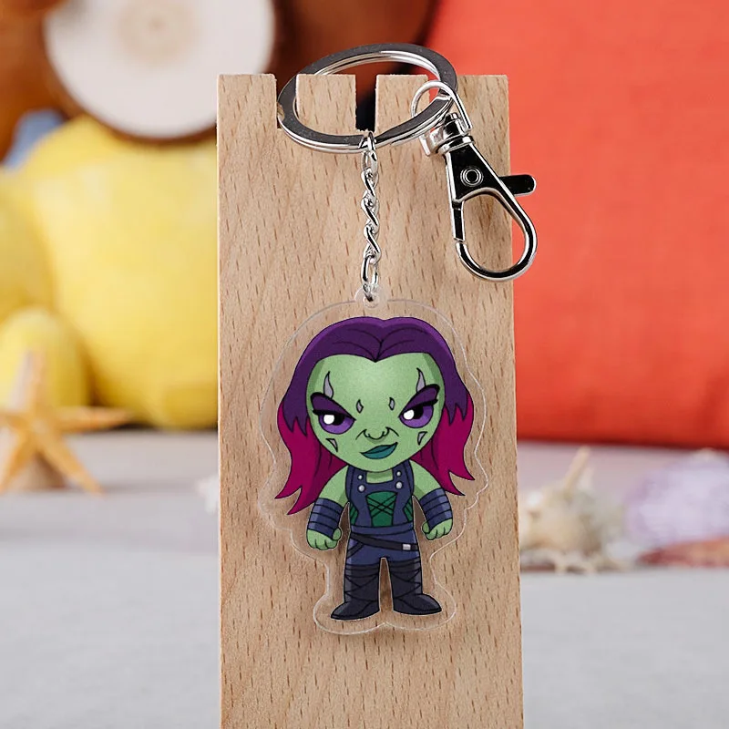 Marvel Movie Guardians of the Galaxy мультяшный рисунок автомобильный брелок держатель лучший