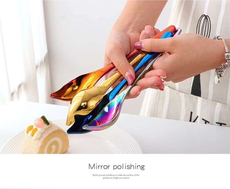 Блюдце Ложка конический носик масло блюдце ложки DIY золотой Нержавеющая Сталь Совок для меда мороженое торт кухня выпечки инструменты