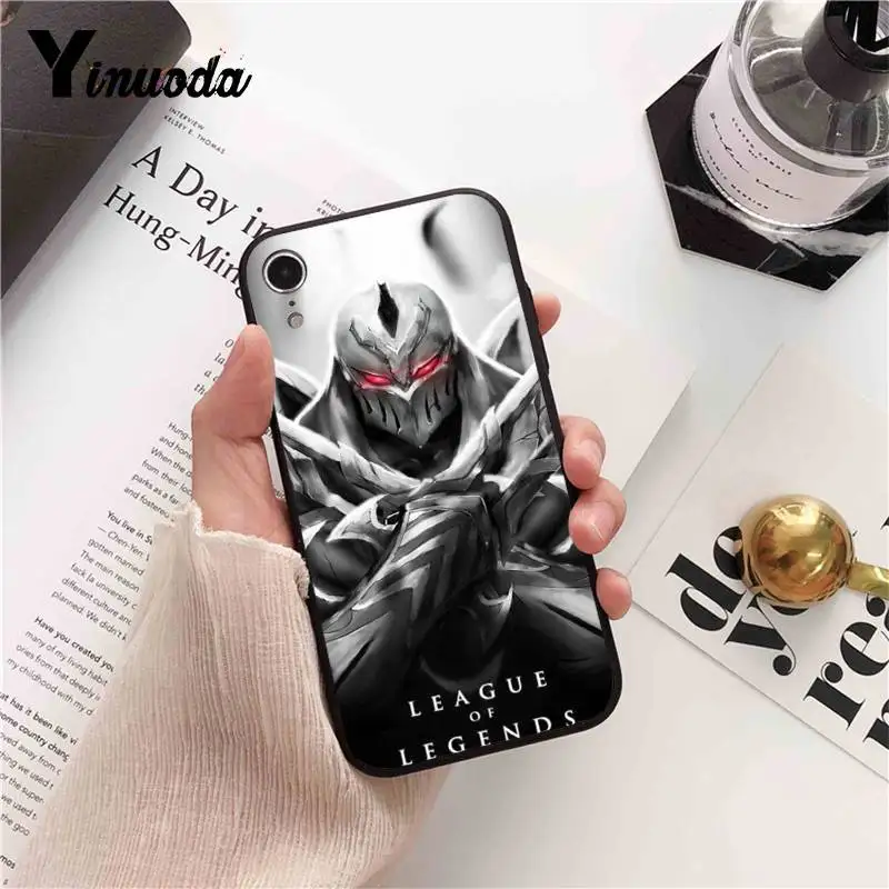 Yinuoda League of Legends lol Hero Hard Phone Case for iPhone X XS MAX 6 6s 7 7plus 8 8Plus 5 5S SE XR 11 pro max | Мобильные