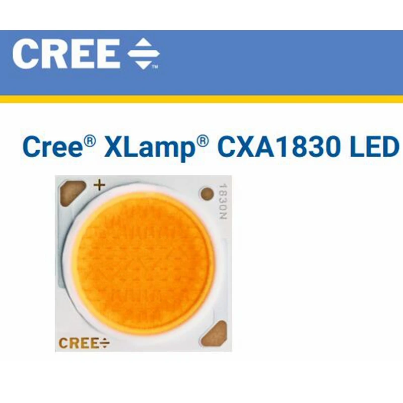 Оригинальный светодиод CREE XLamp CXA1830, 30 Вт, 40 Вт, 50 Вт, 1830N, COB, холодный белый свет, 6500K, 5000K, 4000K, 3000K, высокий индекс цветопередачи, постоянный ток 36В, макс. 1400 мА