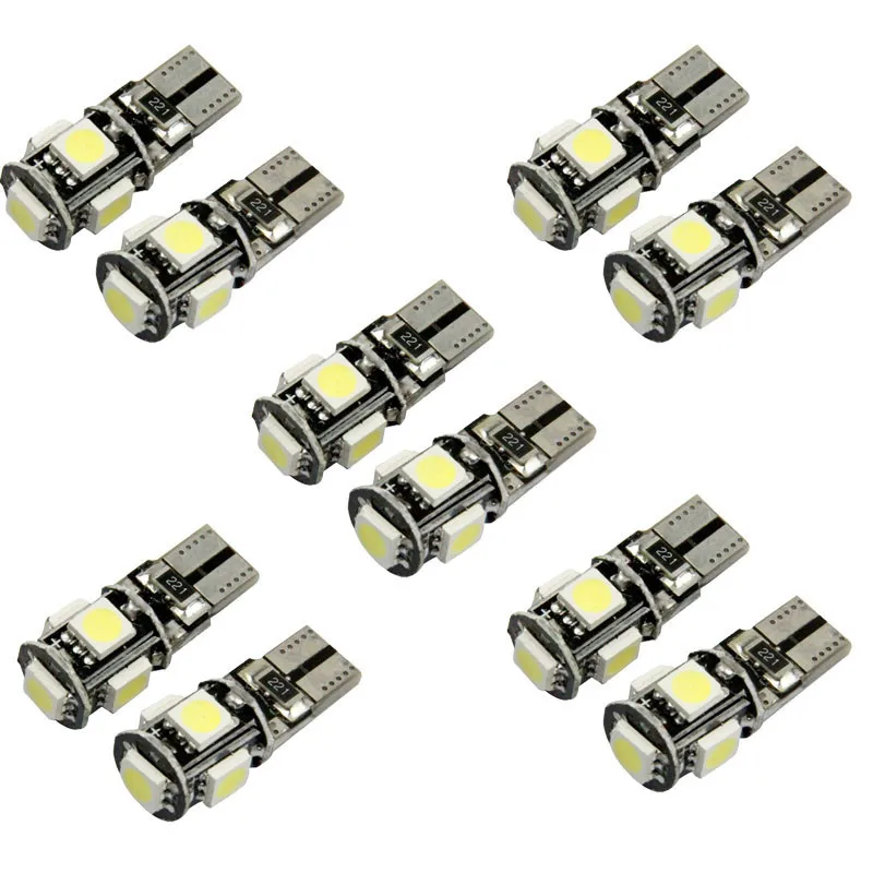 CARPRIE 10 шт. Canbus без ошибок T 5 SMD 5050 W5W 194 16 светодиодные лампы для интерьера