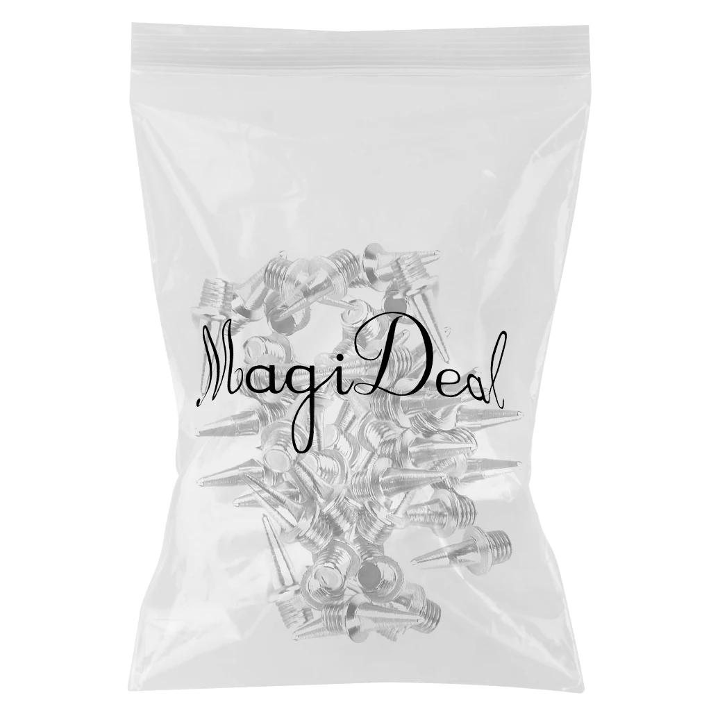 MagiDeal 60 шт. трек Кроссовки Замена шипов Пирамида 13 мм значение упаковка Замена металлические шипы Атлетическая Замена