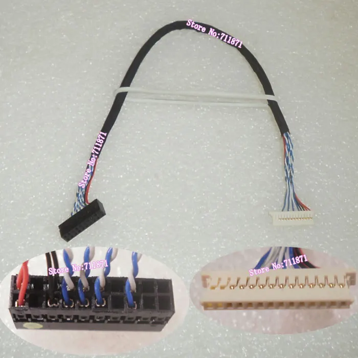 Кабель LVDS 1 канал 6 бит 51146 экрана один 14 20 контактов ЖК-панель D6 12 кабелей 14P 20P