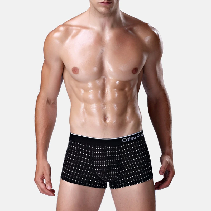 

2pcs Sexy underwear cueca boxer Men Shorts plus size Solid Men's Clothing boxers panties shorts Sexy fat guy mens shorts N00073