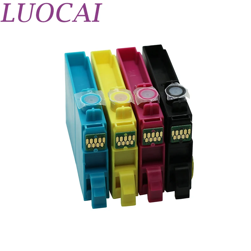 Картридж чернильный LuoCai совместимый с 4 цветами для принтеров Epson T1711 T1712 T1713 T1714 XP 33