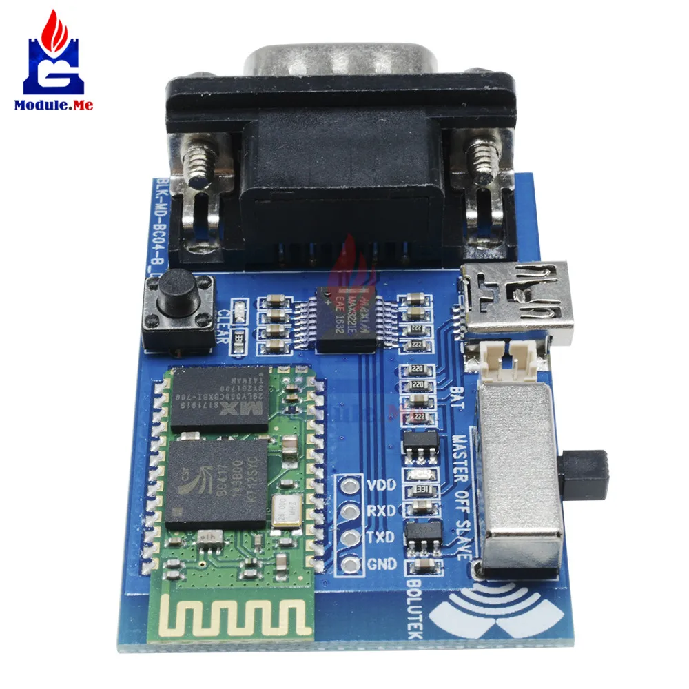 RS232 Bluetooth последовательный адаптер плата связи мастер Slave 2 режима 5 в мини USB Bluetooth последовательный порт профиль модуль