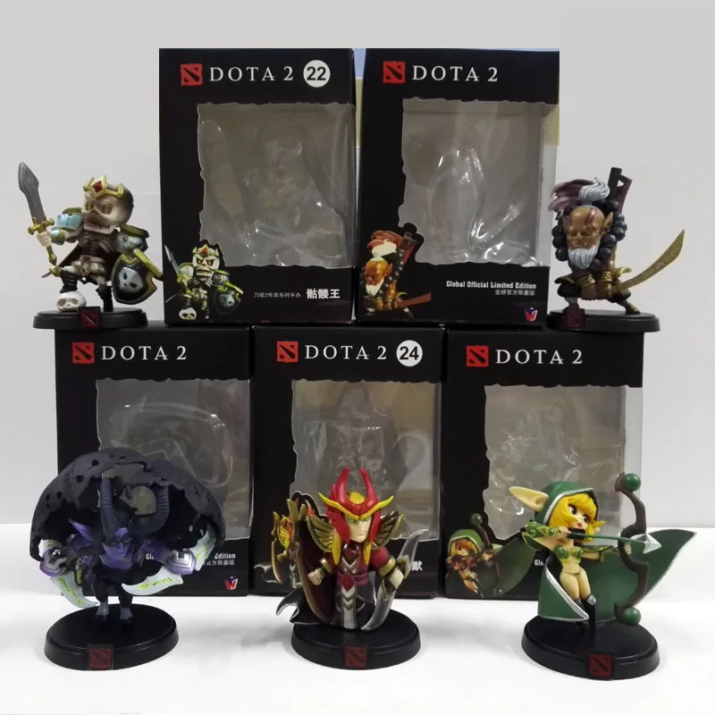 5 шт./компл. Dota 2 игровые Фигурки игрушки Juggernaut SNK Soul Guard Windranger PVC коллекция dota2 милые