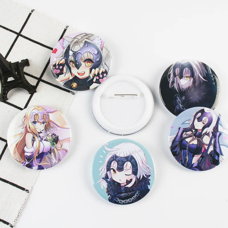 1 шт. Fate stay night значок косплея Saber брошка мультфильм Pins Rin Tohsaka Коллекционные Значки