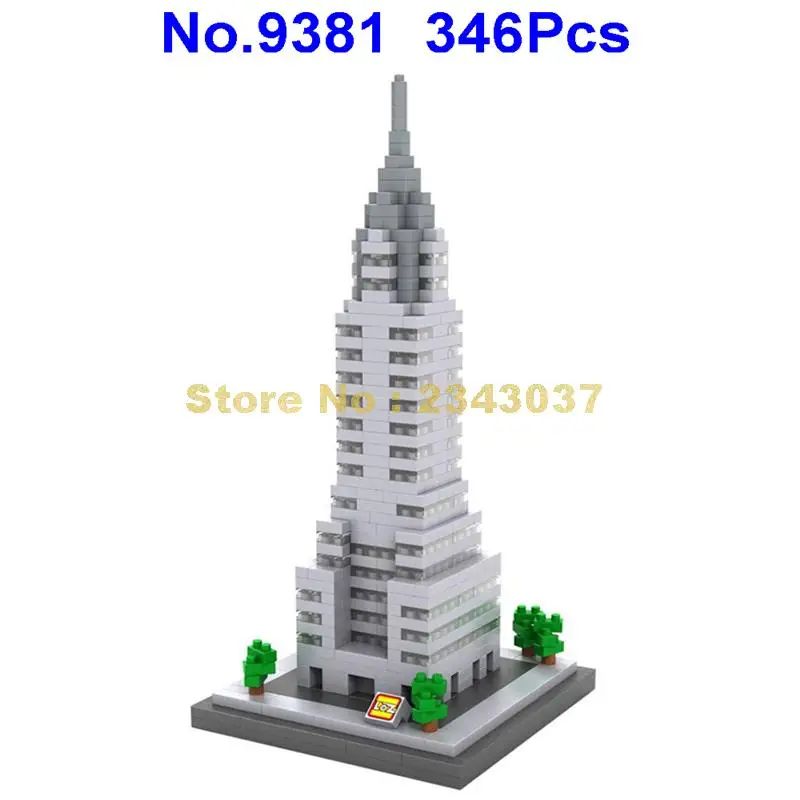 9381 550pcs World Great Architecture Chrysler Diamond Mini Building Blocks Toy | Игрушки и хобби
