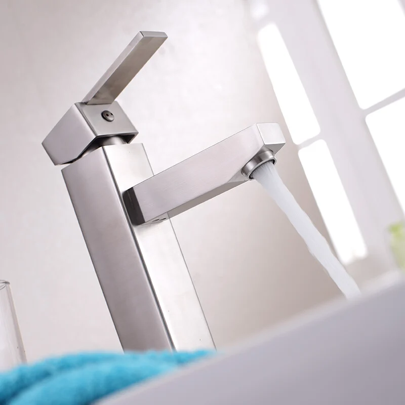 DiKon LM04 Bathroom Basin Water Faucet Simple Style 304 Stainless Steel Mixer Tap Saver Spray Sink Faucets | Обустройство дома
