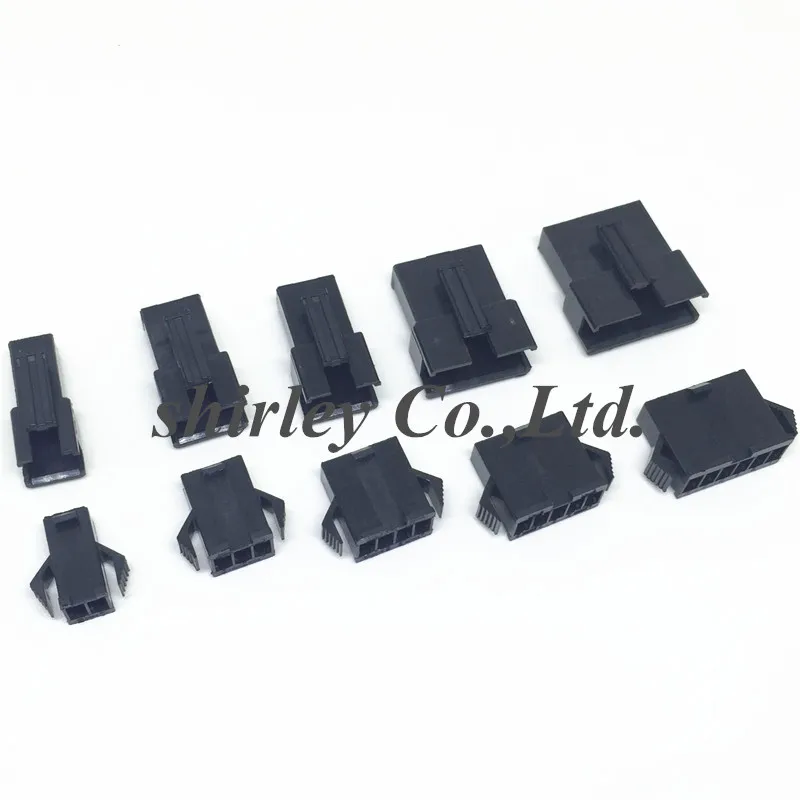 

100 компл./лот SM 2/3/4/5/6Pin 2,54 гнездовой и Мужской JST 2,54 мм SM2.54 коннектор 6 в 1
