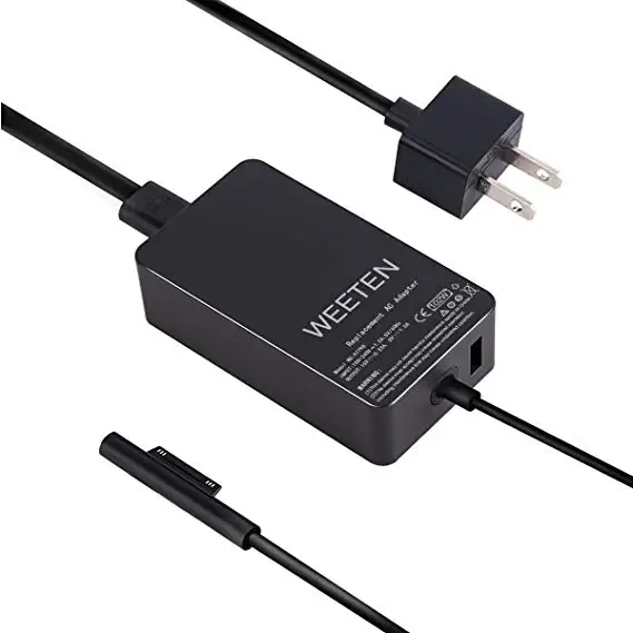 102W 15V 6.33A AC адаптер Зарядное устройство для Microsoft Surface Book 2 Suface Pro 3 4 5 Tablet питания с USB