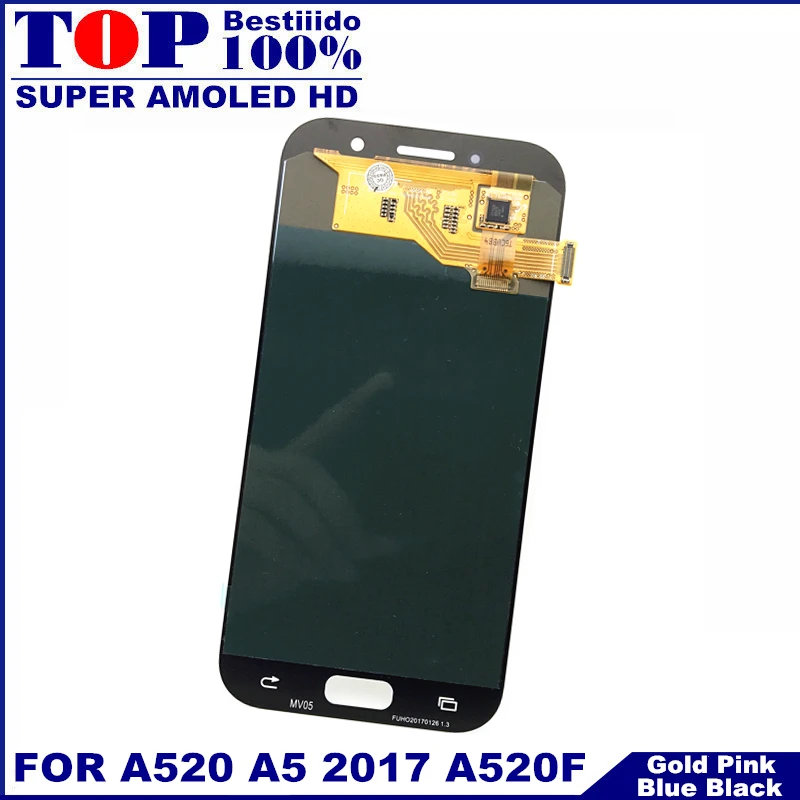 Мобильный телефон ЖК дисплей s для Samsung Galaxy A5 2017 A520 A520F A520F/DS AMOLED сенсорный экран