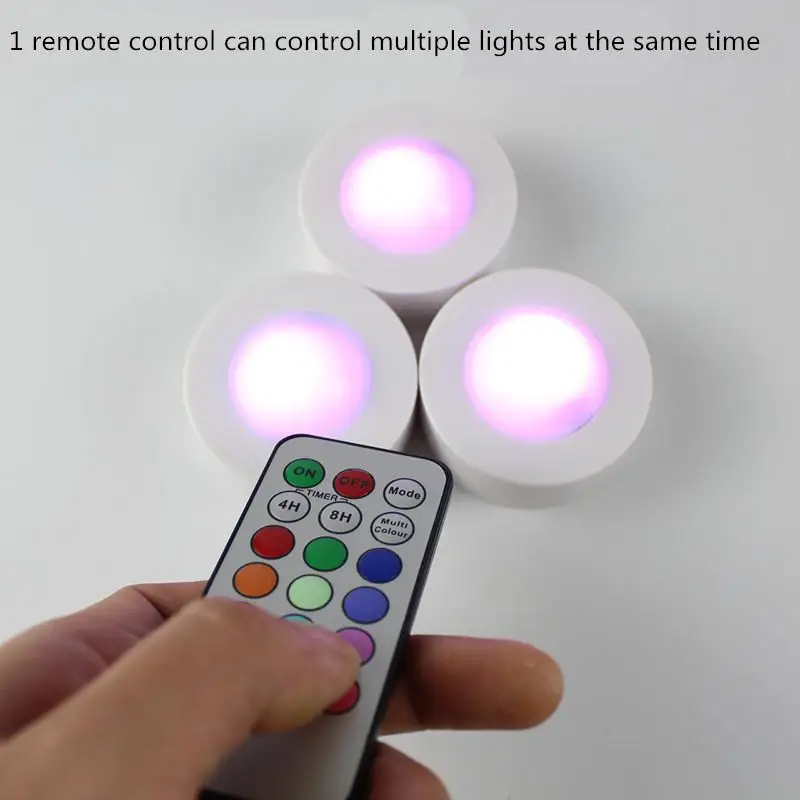 Hobbylan 3 шт. 13 цветов сенсорный пульт дистанционного управления RGB Pat лампы ночные