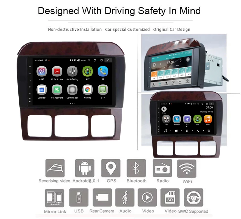 Автомобильный dvd плеер на основе Android для Benz S Class W220 CL W215 GPS навигационная система с