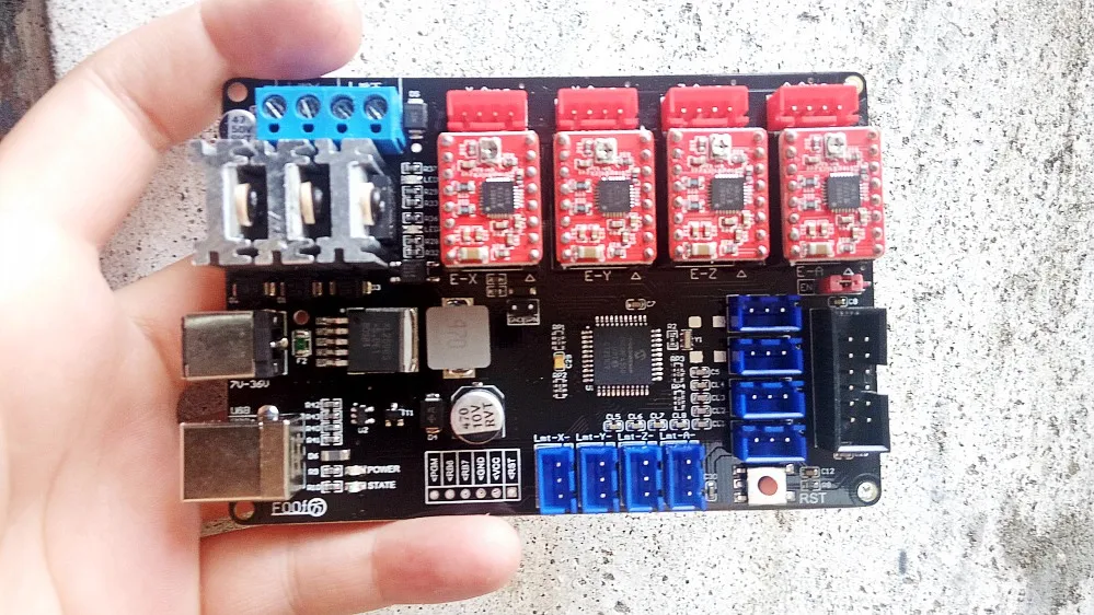 Электронные блоки DIY ЧПУ 4 оси гравировальный станок панель управления лазерная гравировка машина материнская плата с ручкой управления