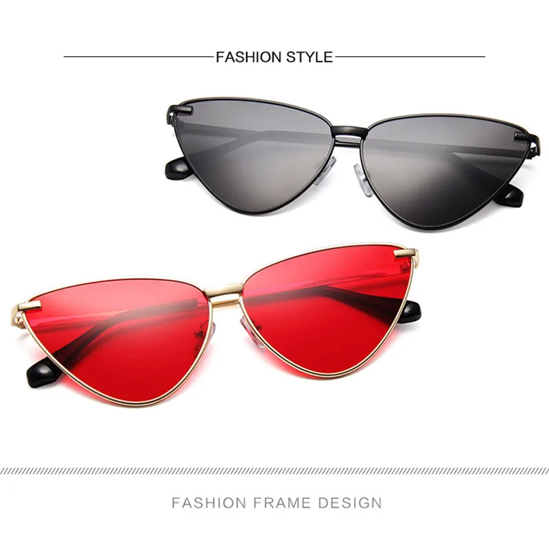 Женские солнцезащитные очки в стиле ретро с кошачьим глазом Lunette de Soleil Femme