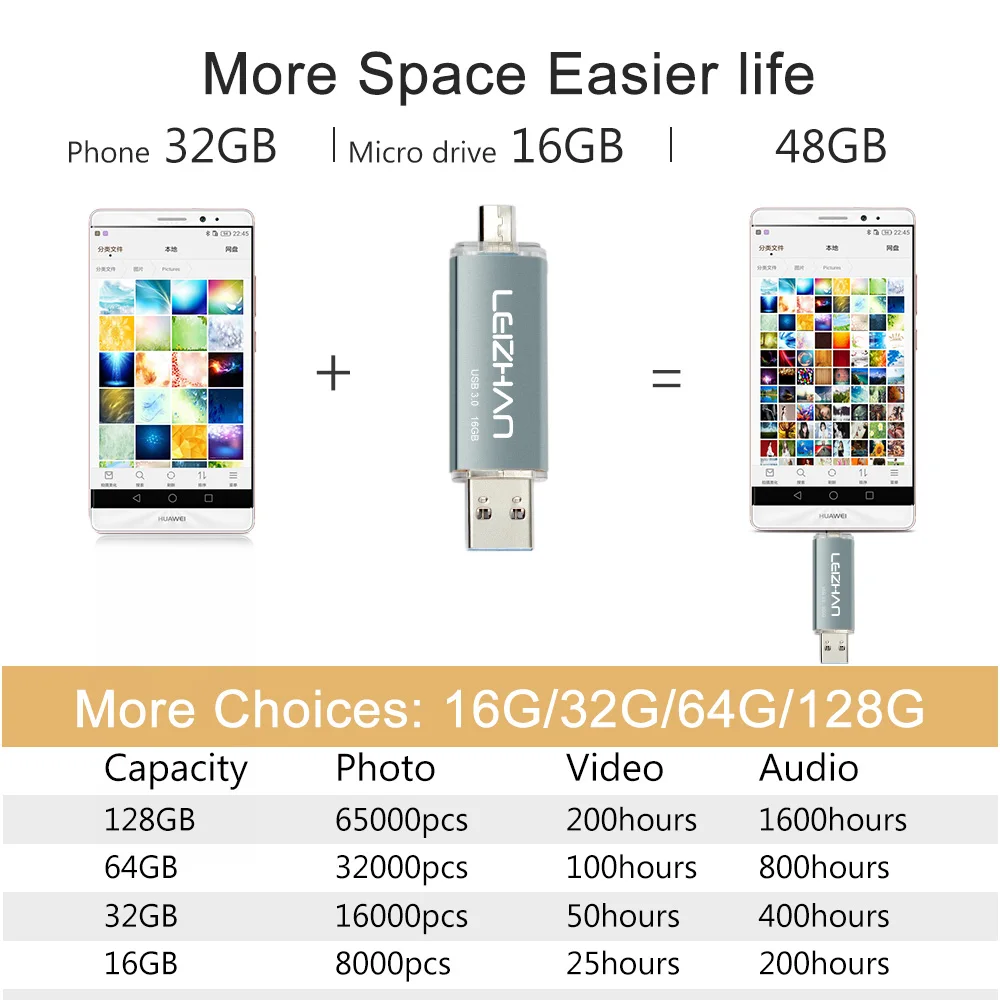 Usb флеш накопитель LEIZHAN 3 0 дюйма 64 ГБ 32 16 8 Гб|USB флэш-накопители| |