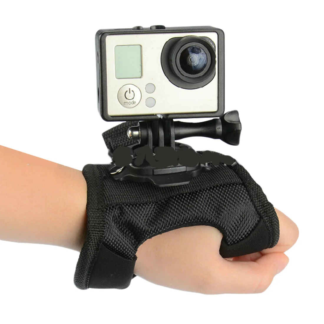 HONGDAK 360 градусов вращения перчатки Стиль наручный ремешок крепление для GoPro Hero 4