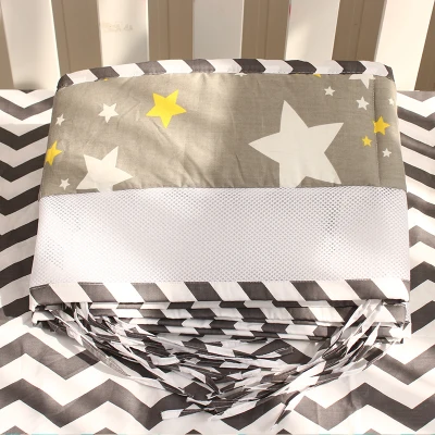 Дешевая хлопковая детская кроватка бампер Комплект Детская кровать постельные