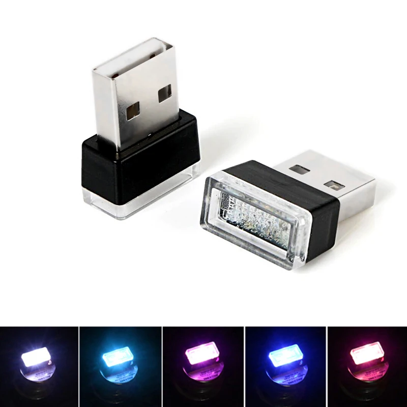 Elglux автомобильные USB светодиодные атмосферные огни декоративная лампа аварийное